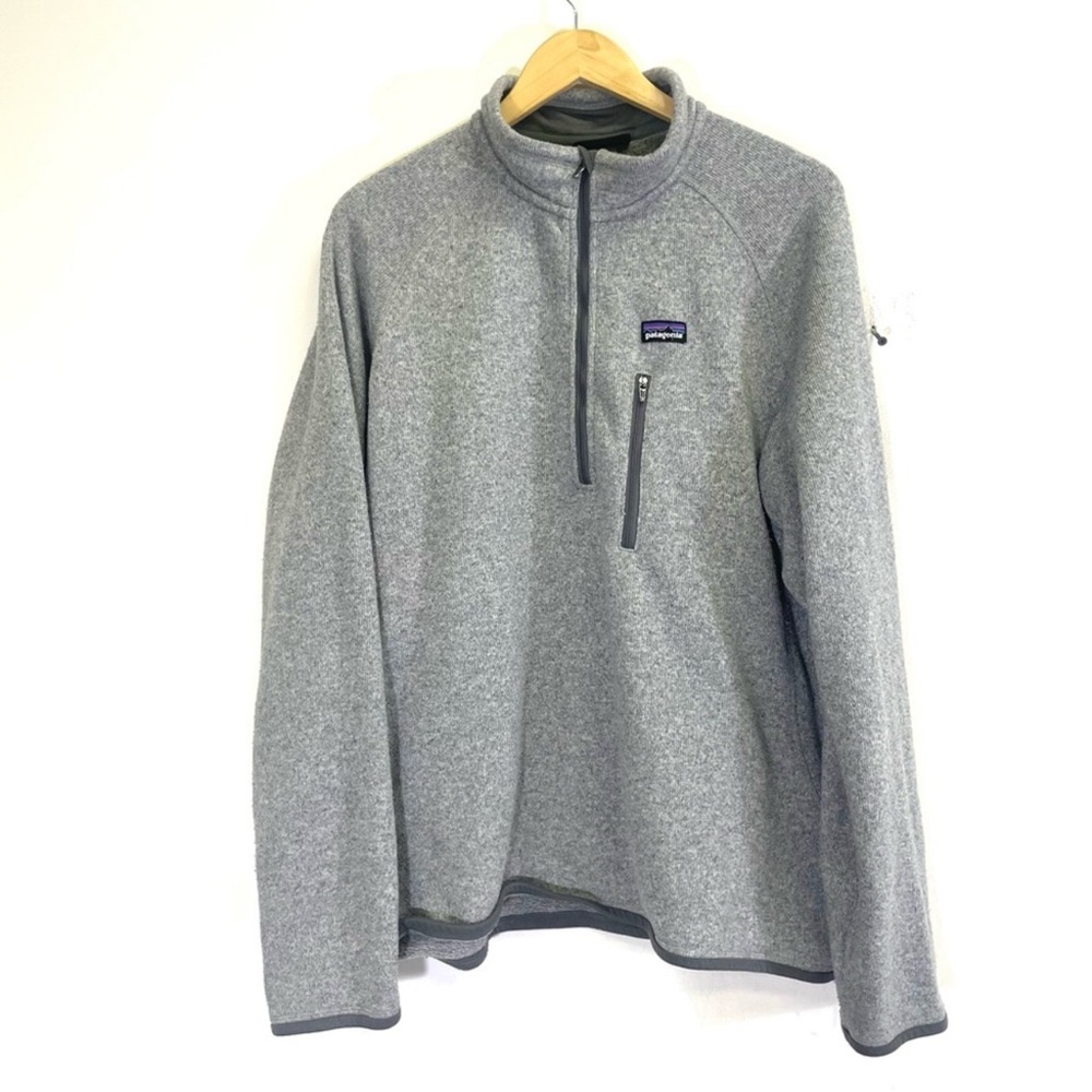 Patagonia Gray Quarter-Zip Jacket